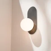 Crest Orb Glass Wall Light gallery detail image