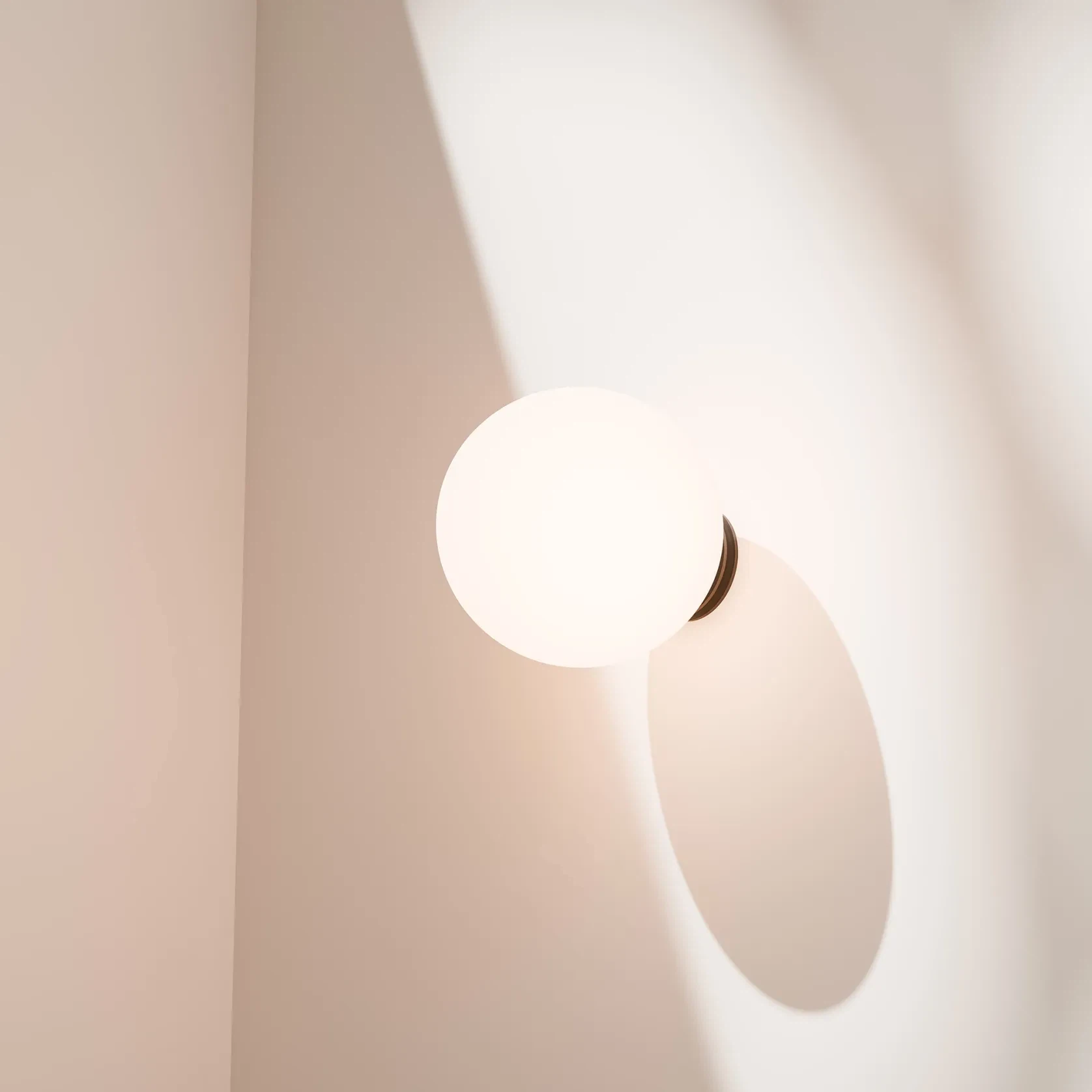 Crest Orb Glass Wall Light gallery detail image