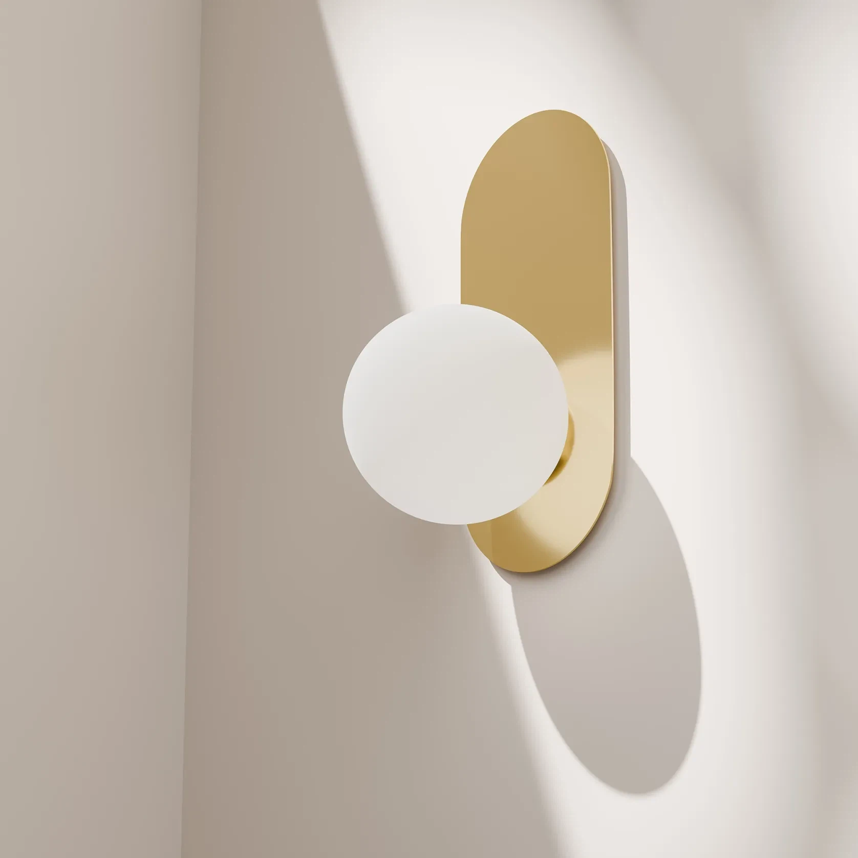 Crest Orb Glass Wall Light gallery detail image
