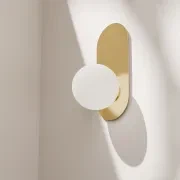 Crest Orb Glass Wall Light gallery detail image