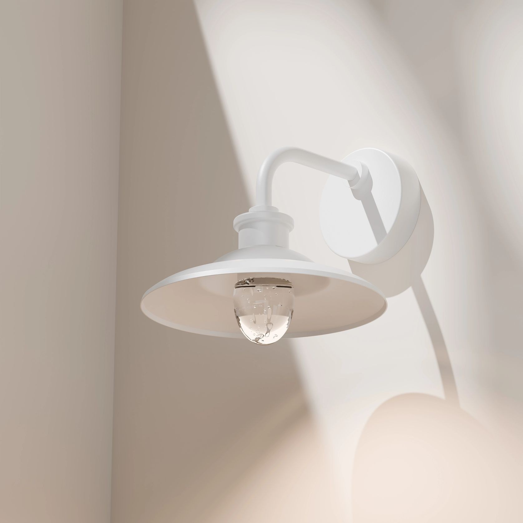 Cuscus Steel and Glass Exterior Wall Light gallery detail image