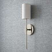 Haven 1 Light Wall Light in Polished Nickel gallery detail image
