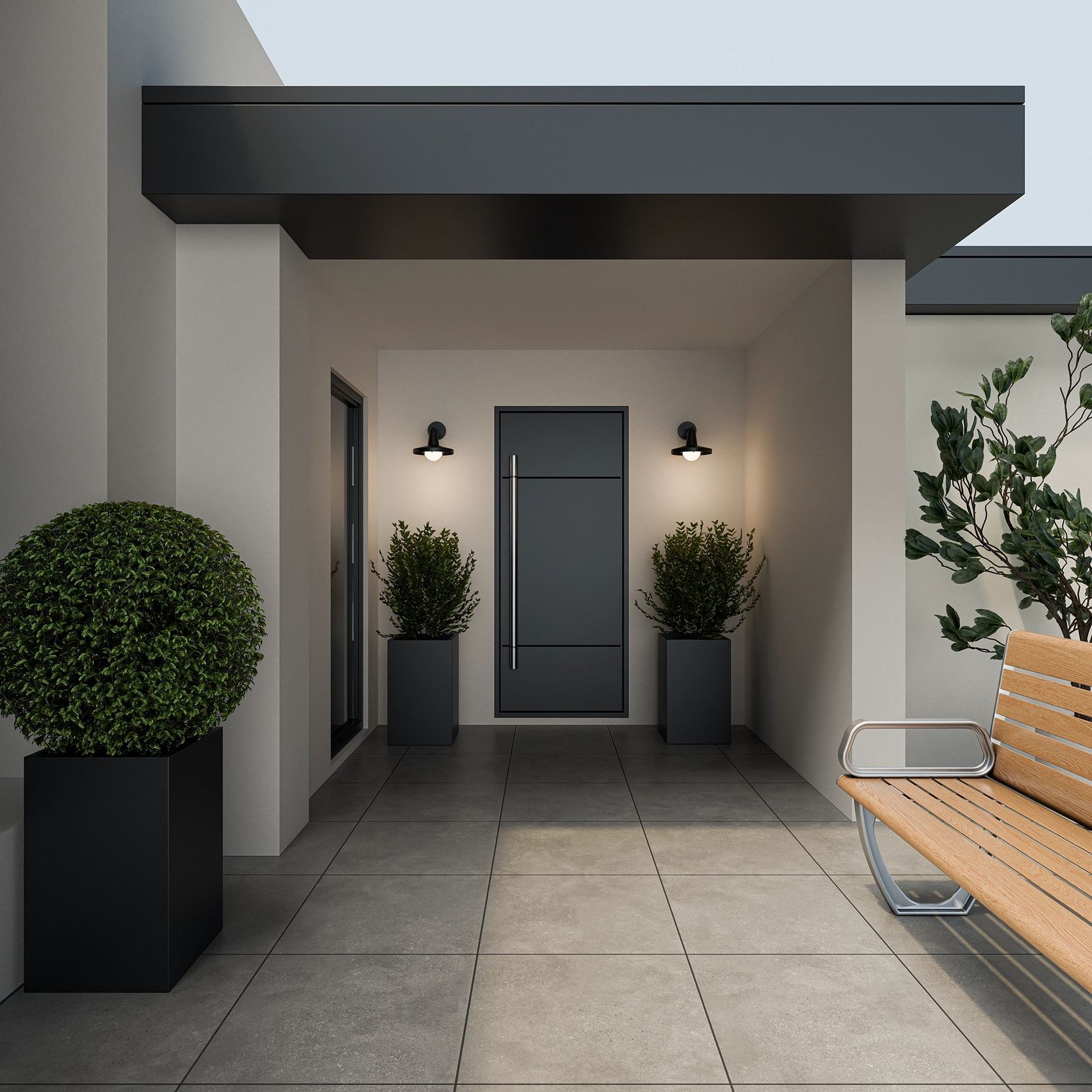Eyrie Aluminium LED Wall Light gallery detail image
