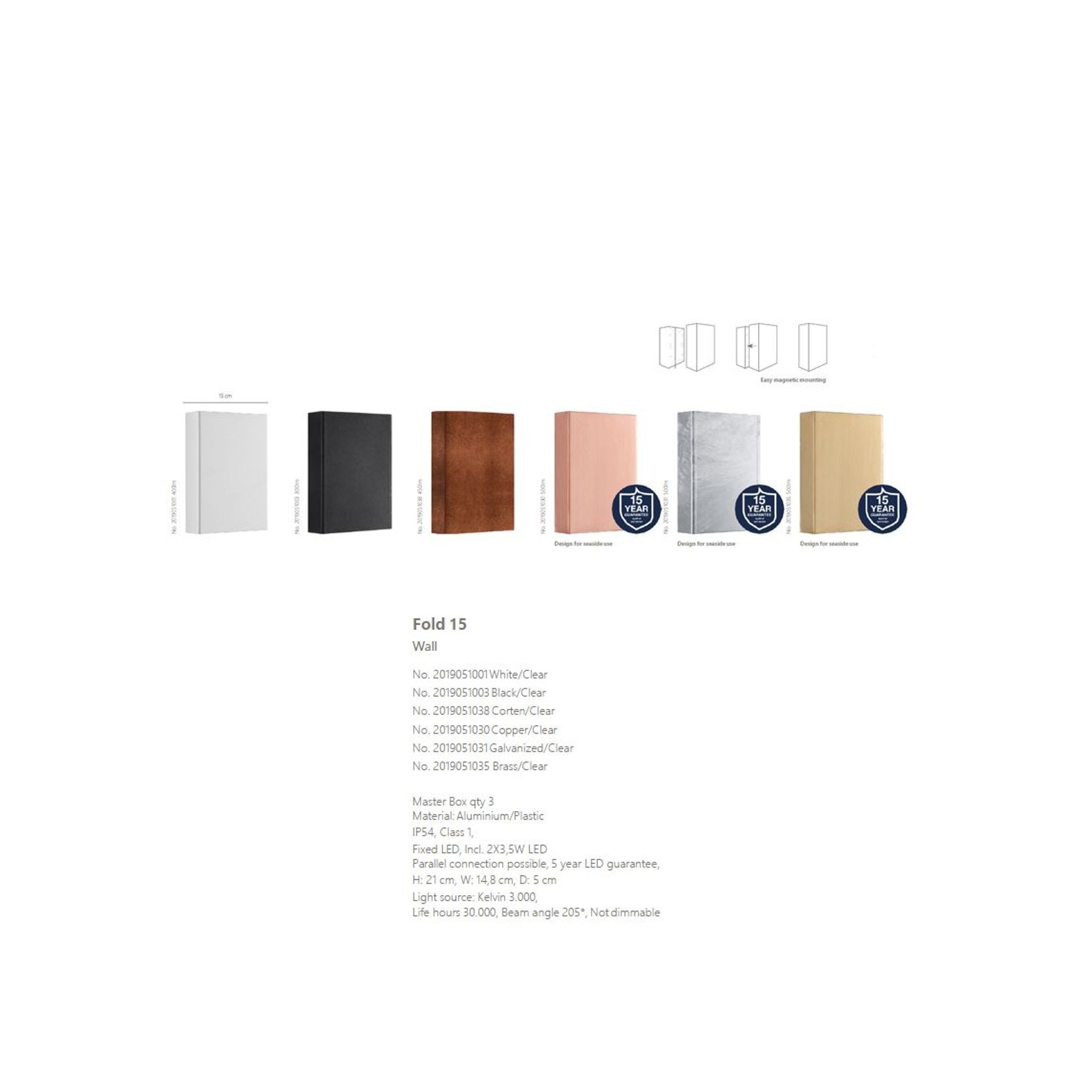 Fold 15 | Wall Light gallery detail image