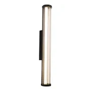 Junco IP65 Fluted Hand-Blown Glass LED Batten Light gallery detail image
