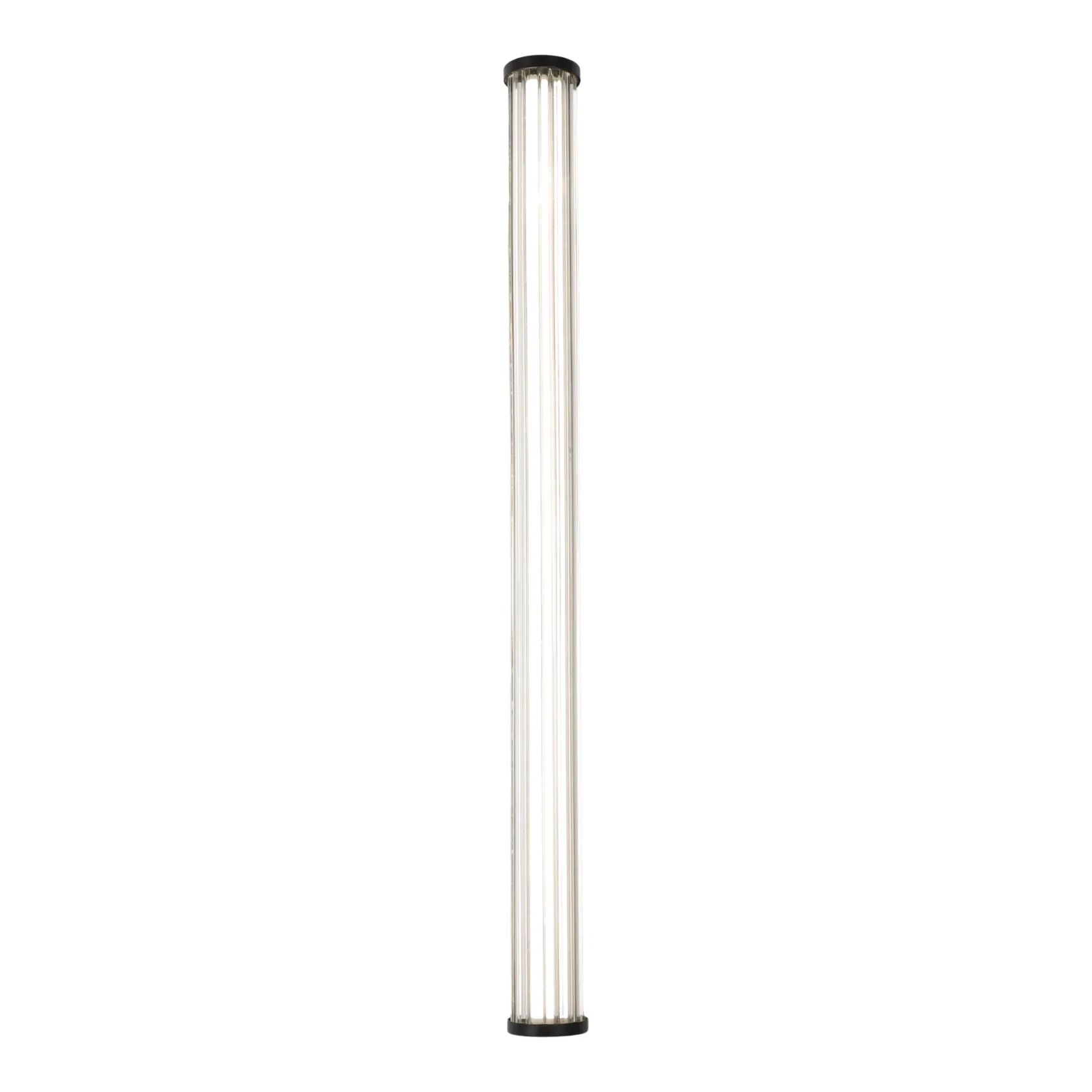 Junco IP65 Fluted Hand-Blown Glass LED Batten Light gallery detail image