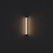 Junco IP65 Fluted Hand-Blown Glass LED Batten Light gallery detail image