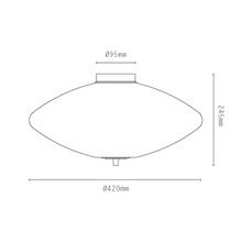 Nova Wide Ceiling Light gallery detail image