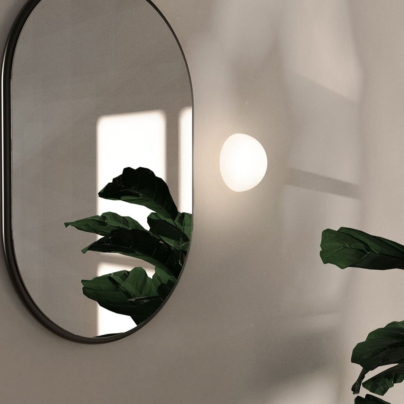 Orb Dome Mirror Wall Light gallery detail image