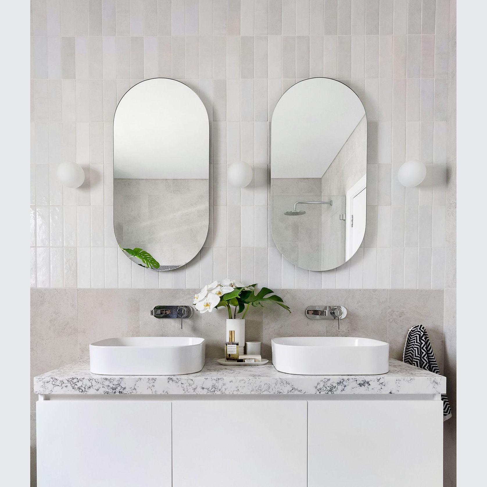 Orb Mirror Wall Light gallery detail image