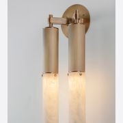 Flume Alabaster Double Wall Light gallery detail image