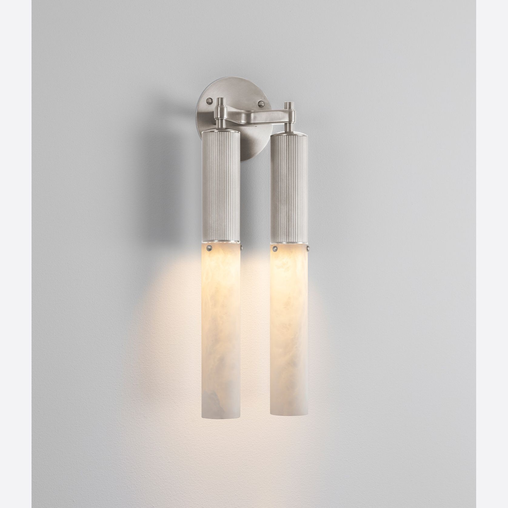 Flume Alabaster Double Wall Light gallery detail image
