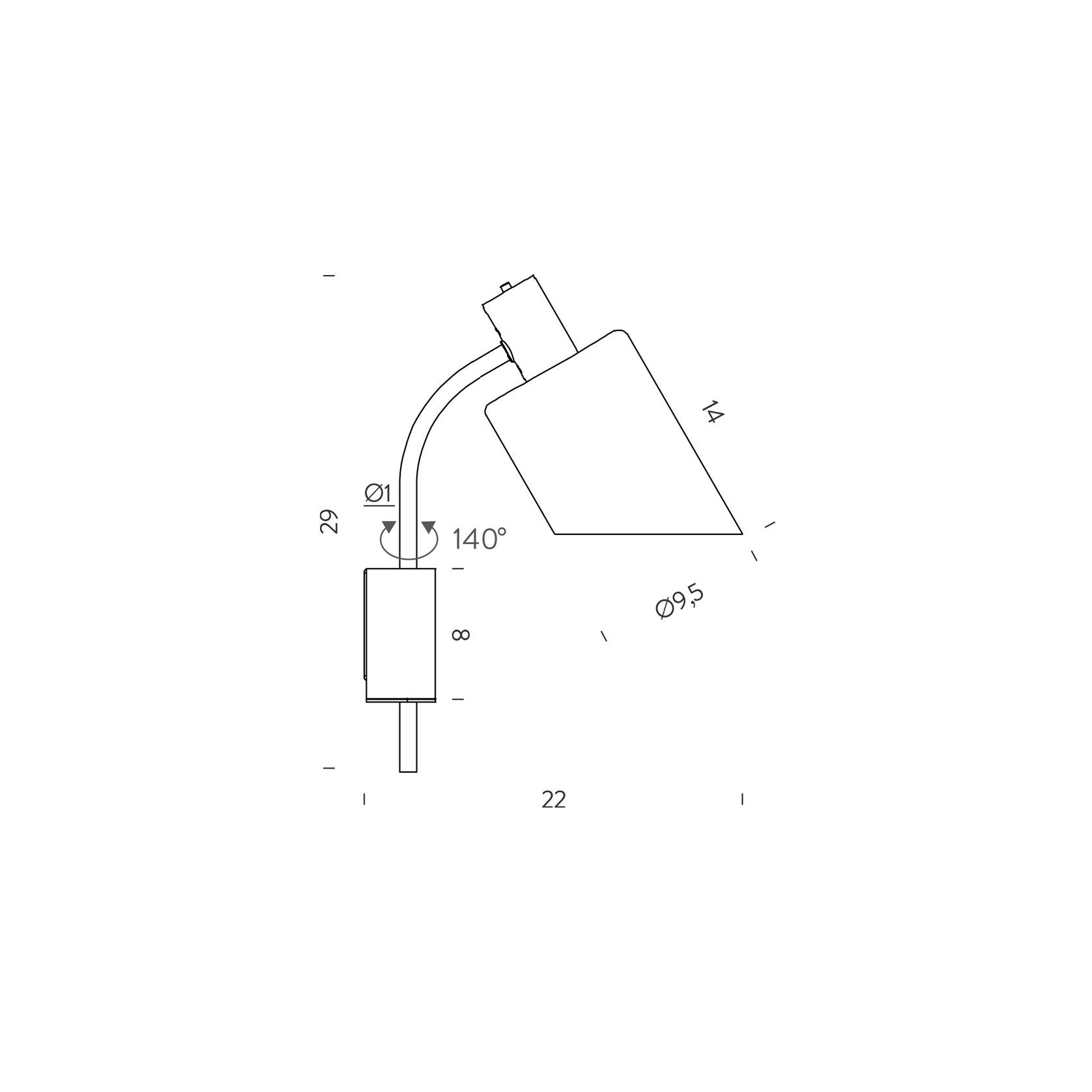 Lampe De Bureau Wall Light gallery detail image