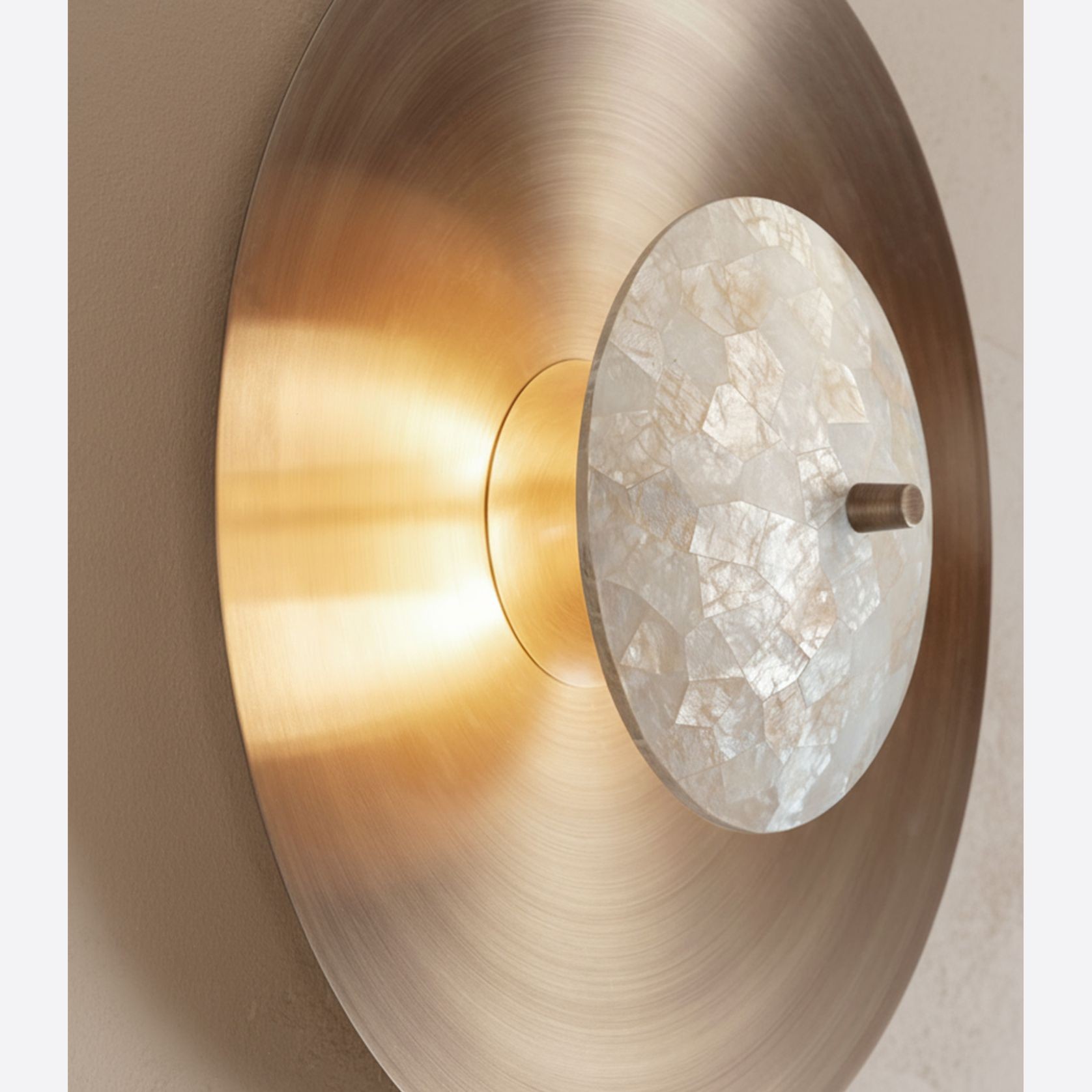 Luna Capiz Wall Light gallery detail image