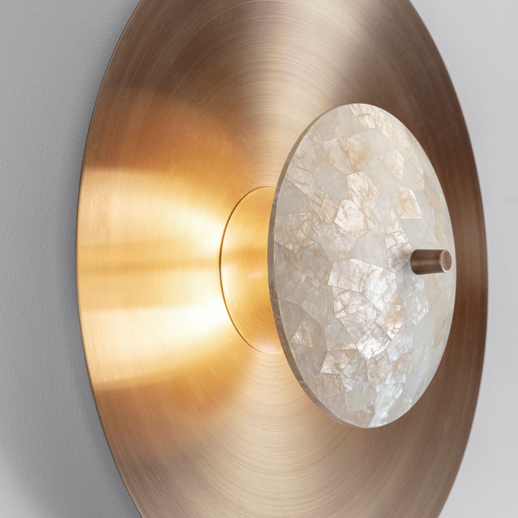 Luna Capiz Wall Light gallery detail image