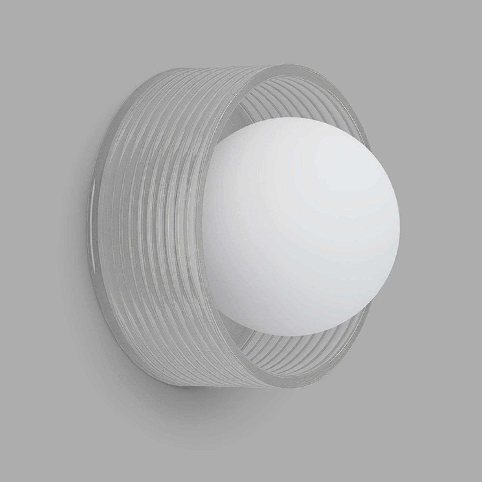 Orb Sur Ribbed Wall Light gallery detail image