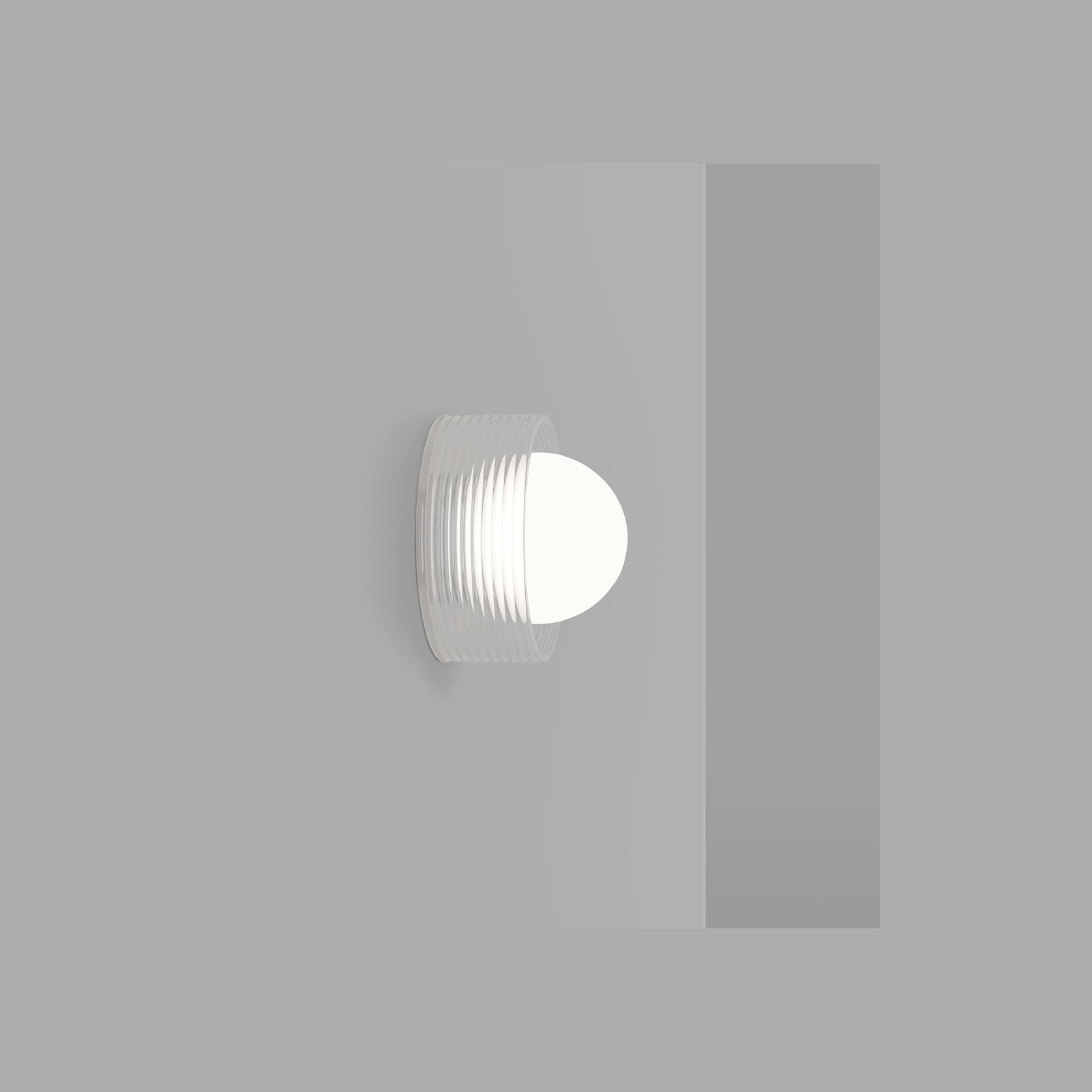 Orb Sur Ribbed Wall Light gallery detail image
