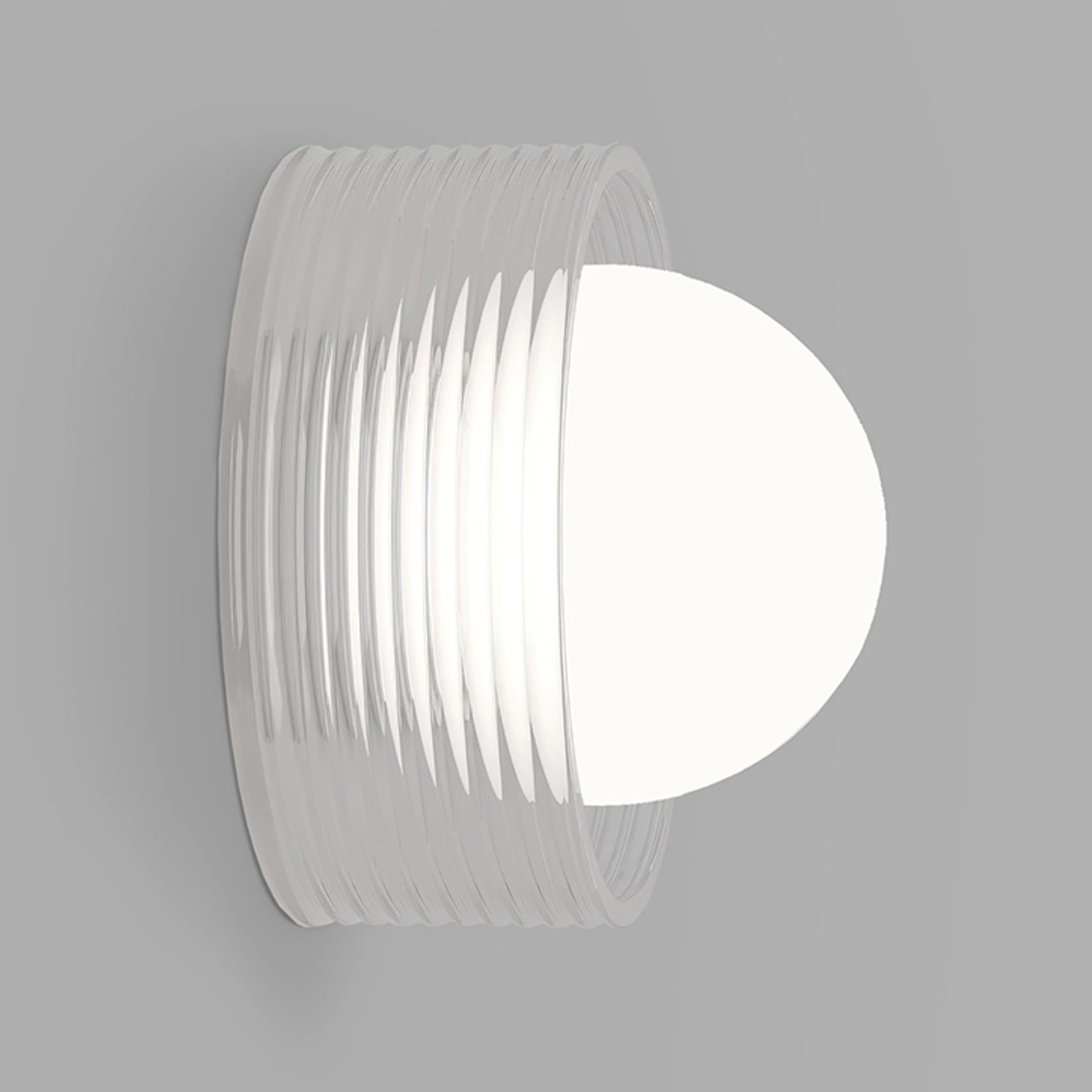 Orb Sur Ribbed Wall Light gallery detail image