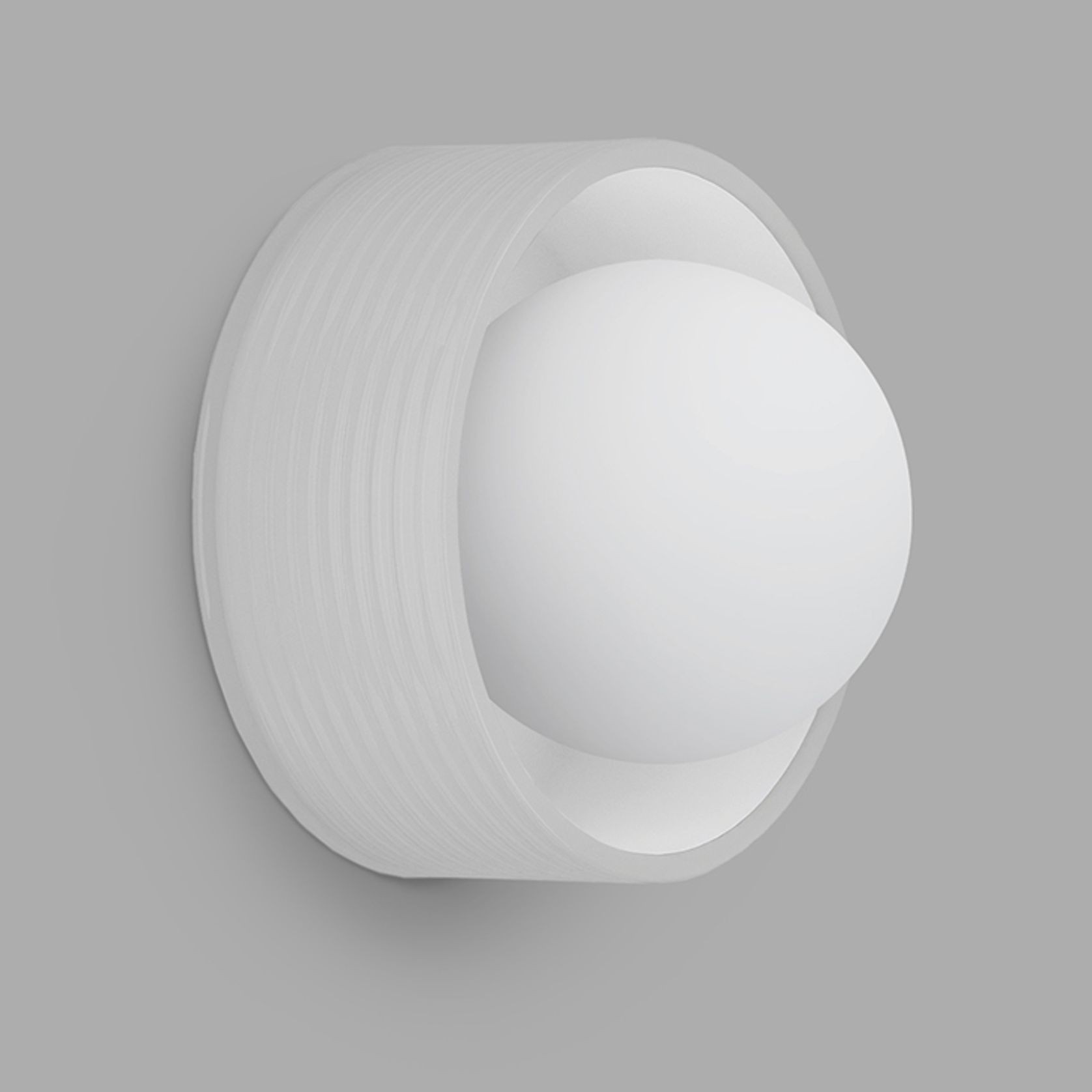Orb Sur Ribbed Wall Light gallery detail image