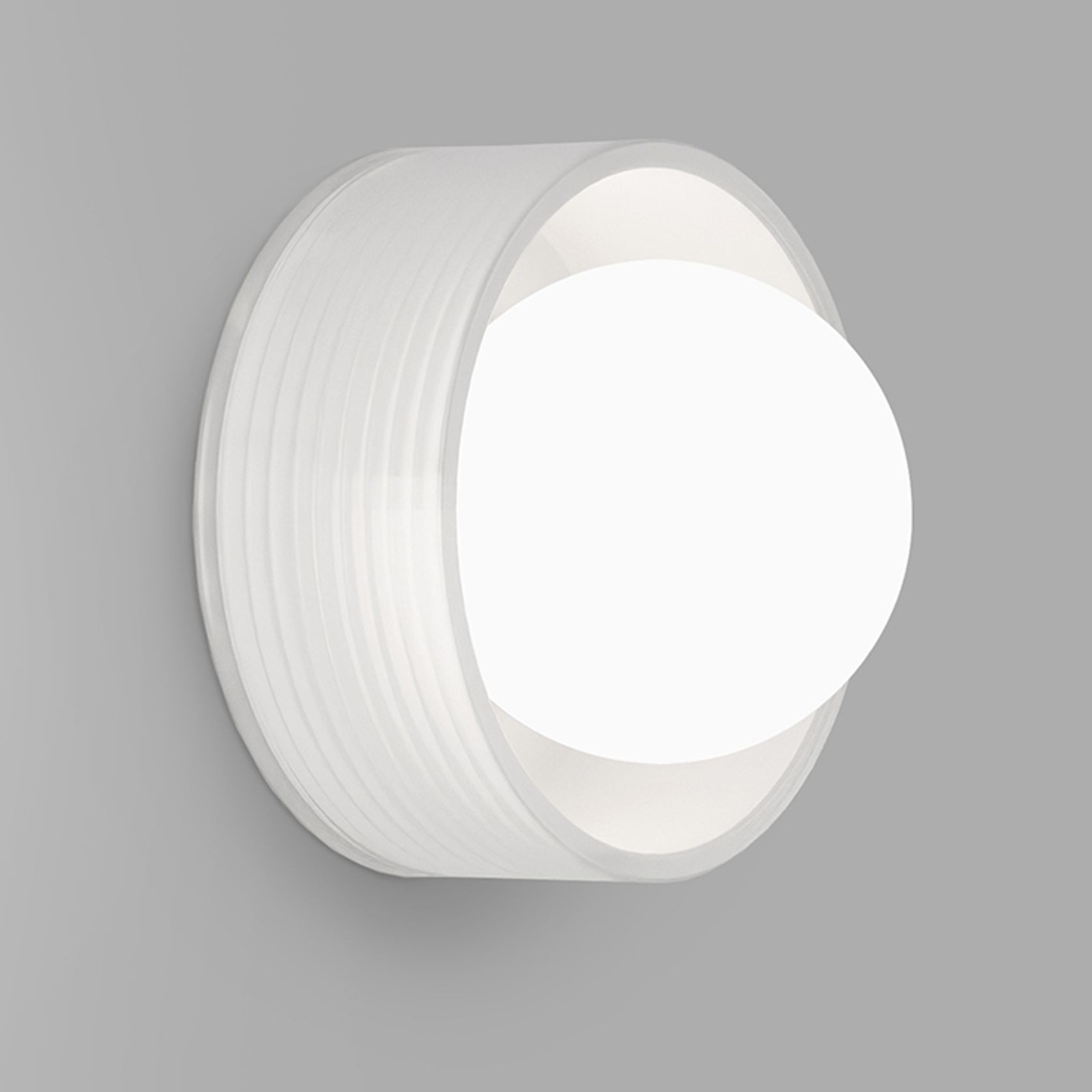 Orb Sur Ribbed Wall Light gallery detail image
