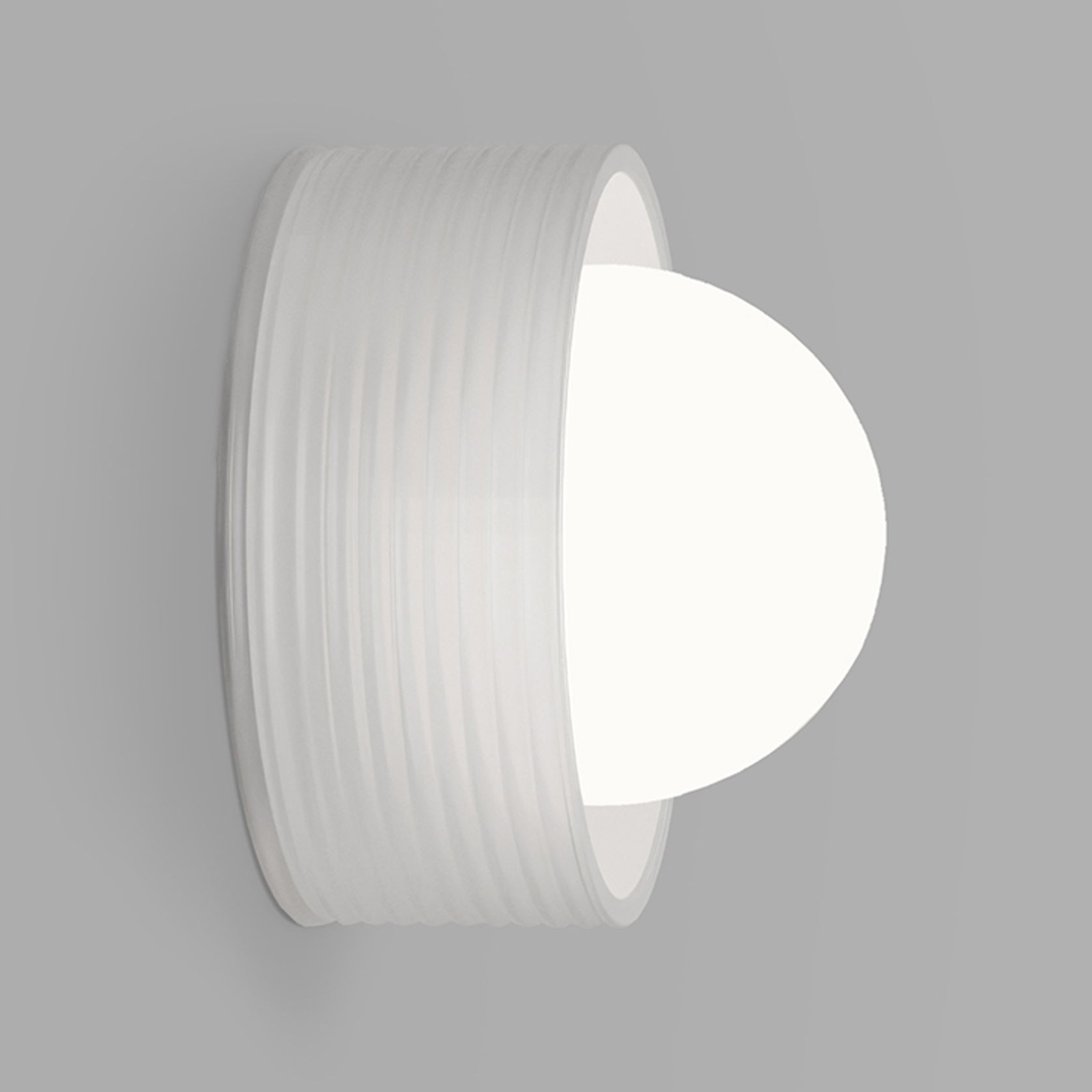 Orb Sur Ribbed Wall Light gallery detail image
