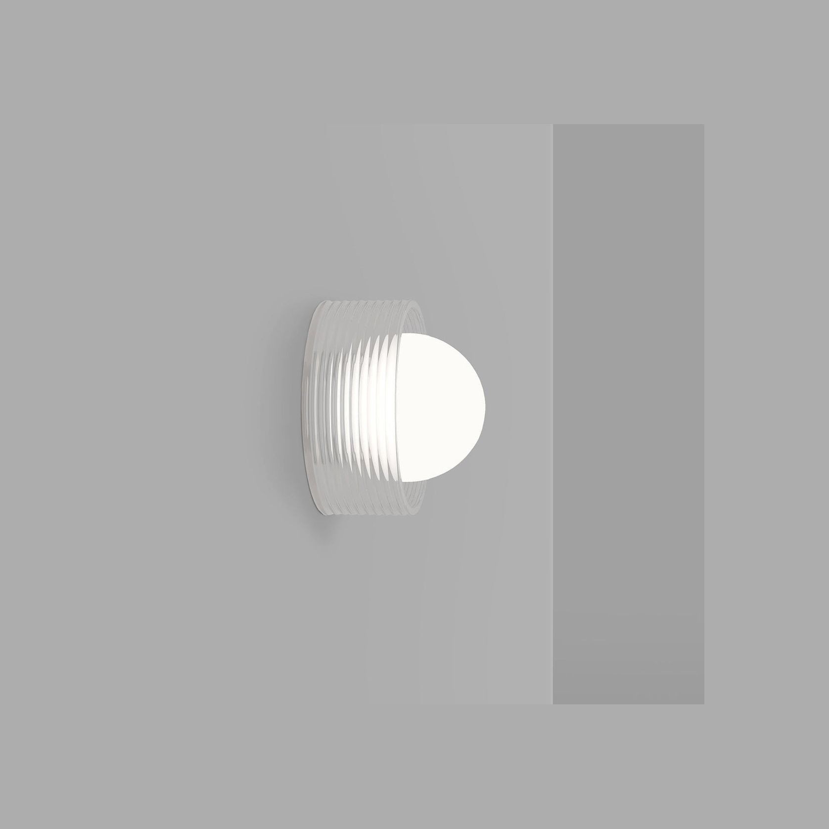Orb Sur Ribbed Wall Light gallery detail image