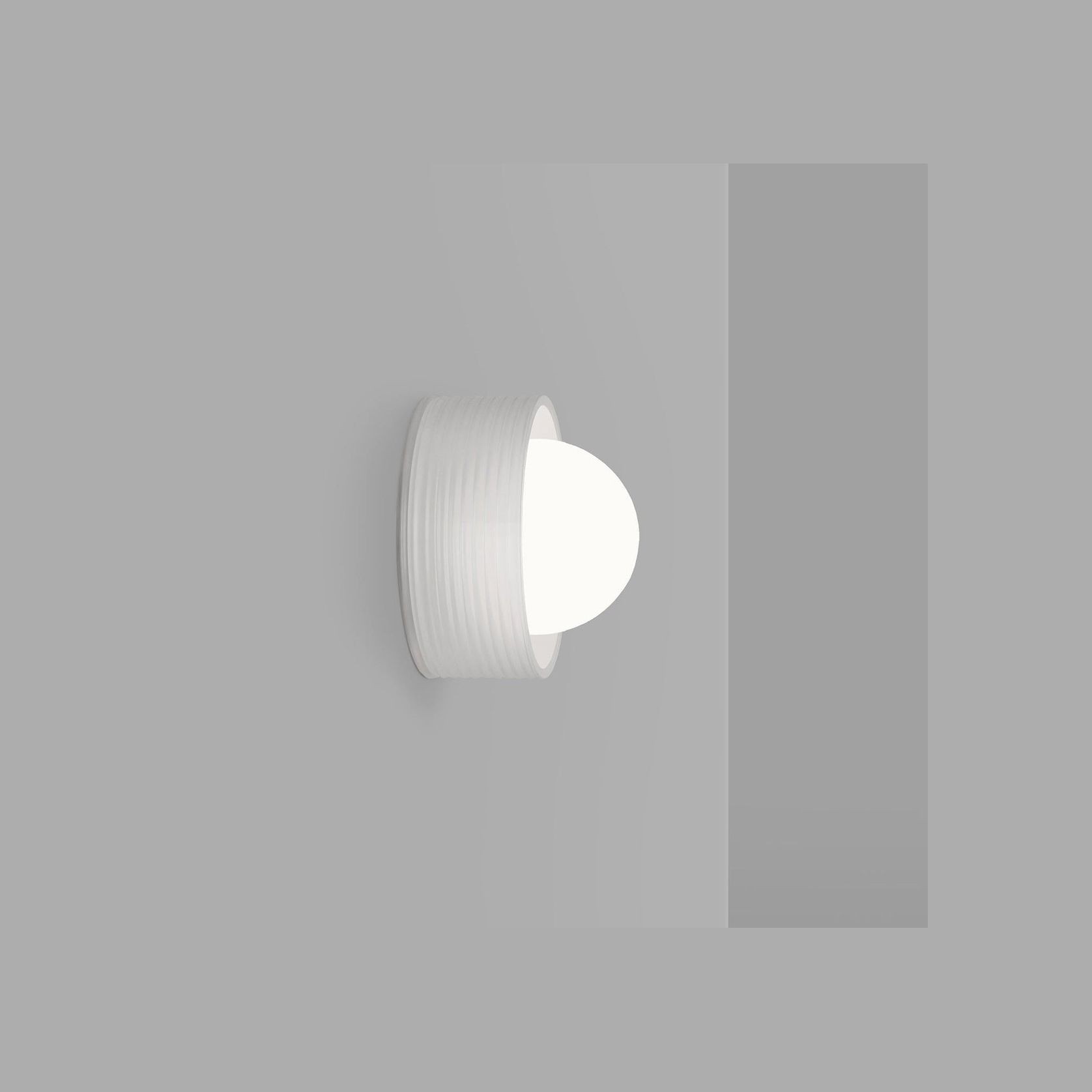 Orb Sur Ribbed Wall Light gallery detail image