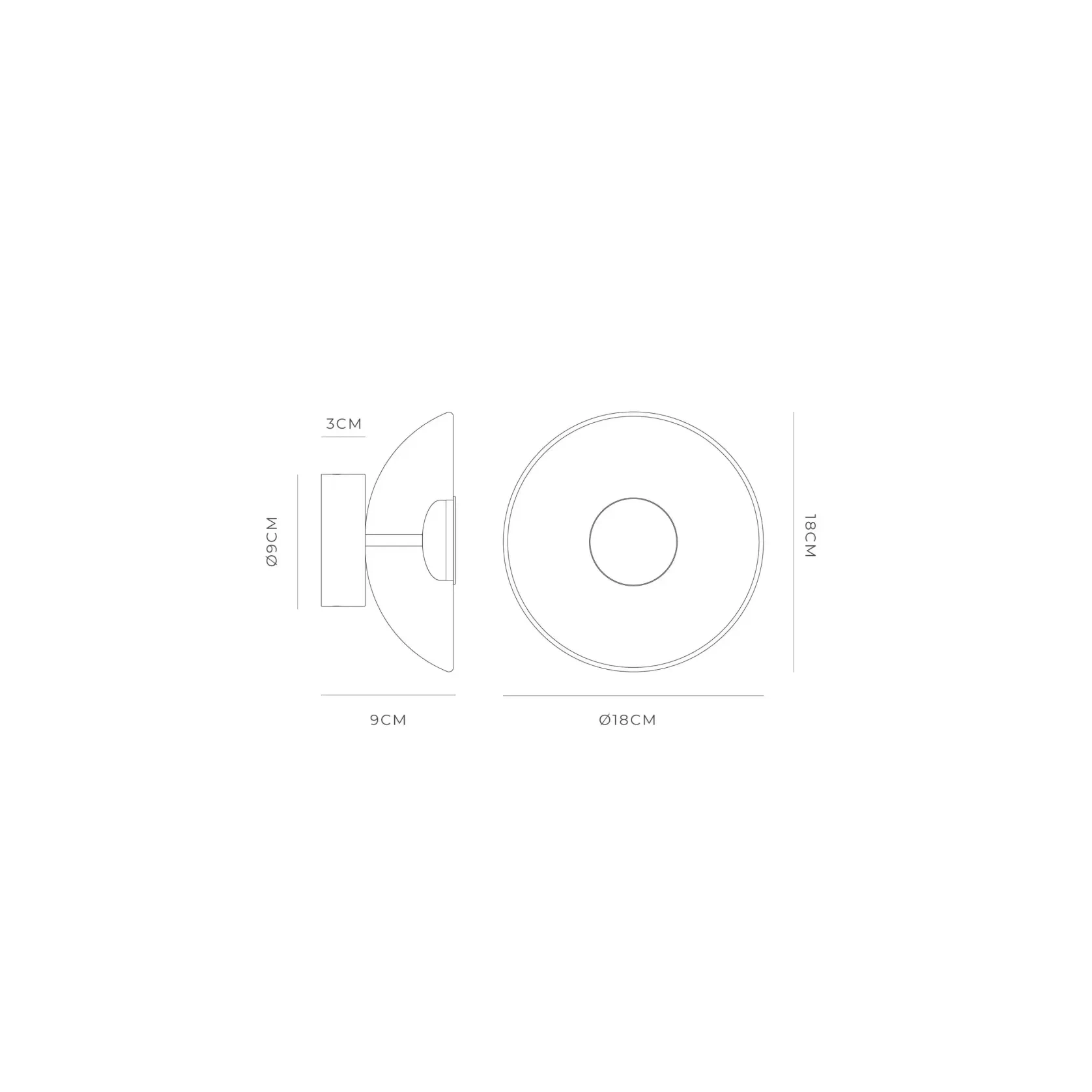 Dome Air Wall Light gallery detail image