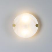Dundee Alabaster IP44 Wall Light gallery detail image