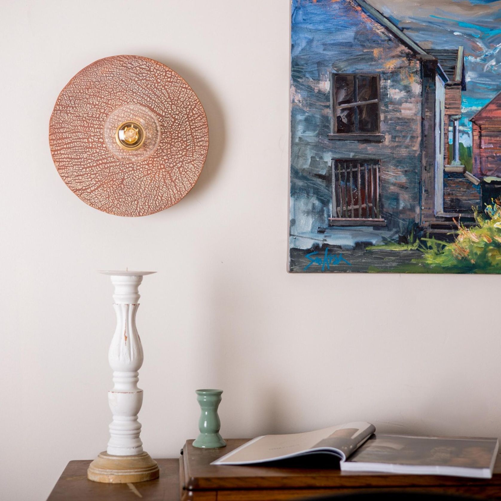 Bog Oak Wall Light gallery detail image