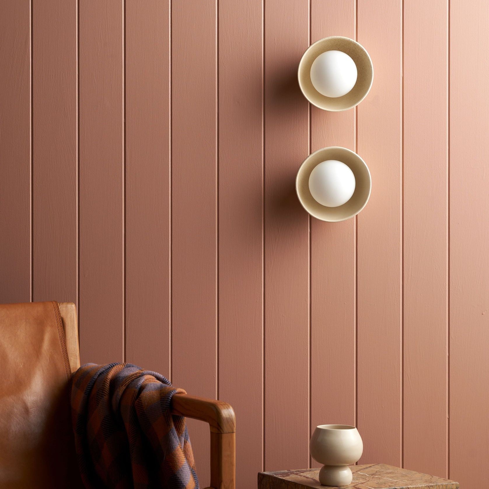Ceramic Wall Bowl Sconce Light gallery detail image