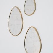 Tear Drop Brass Mirror gallery detail image