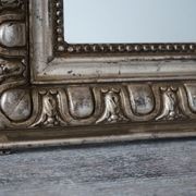Antique French Régence Silver Mirror gallery detail image