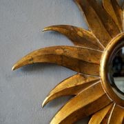 Vintage Gilded Sunburst Mirror gallery detail image