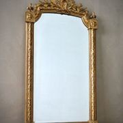 French Antique Louis XVI Gilded Mirror gallery detail image