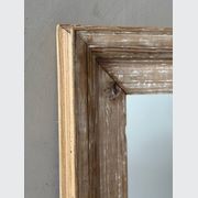 Antique French Mirror in Weathered Pine gallery detail image