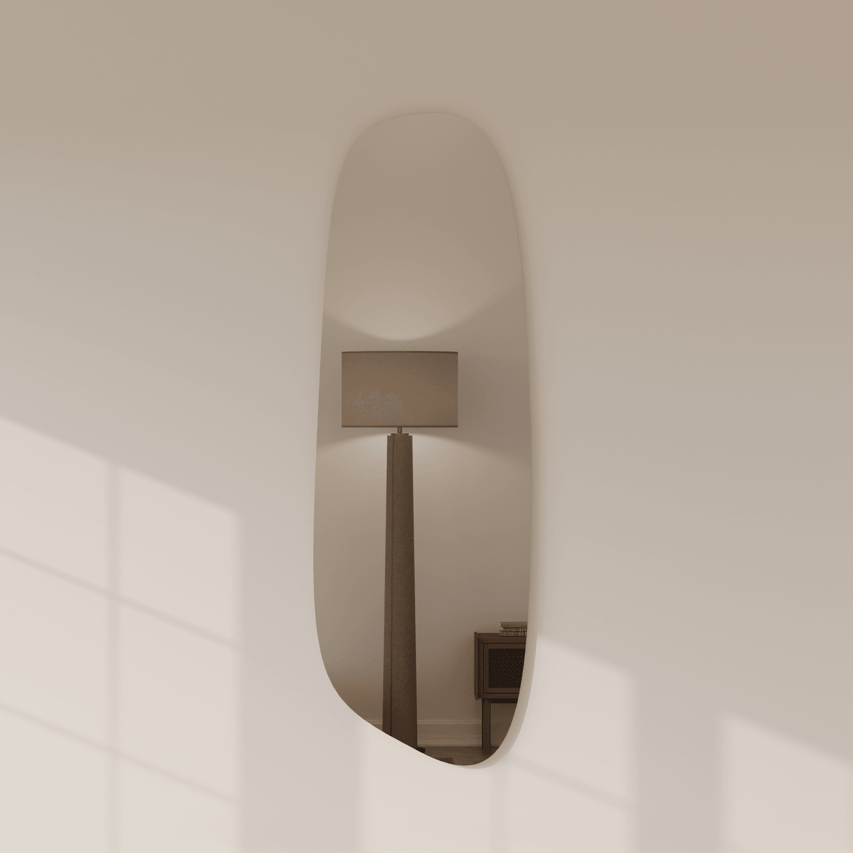 Aira Irregular Mirror | 1800 x 600 gallery detail image