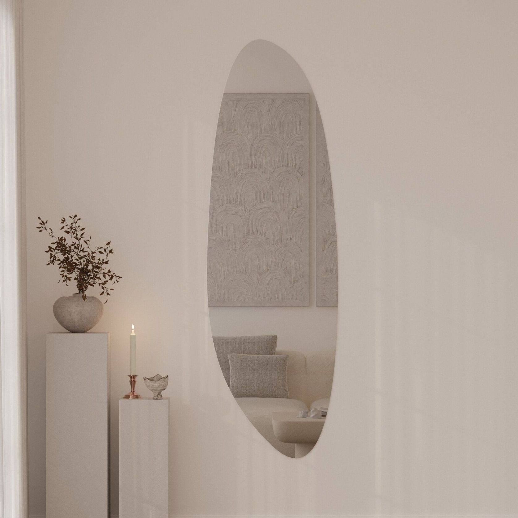 Lyra Irregular Mirror | 1600 x 500 gallery detail image