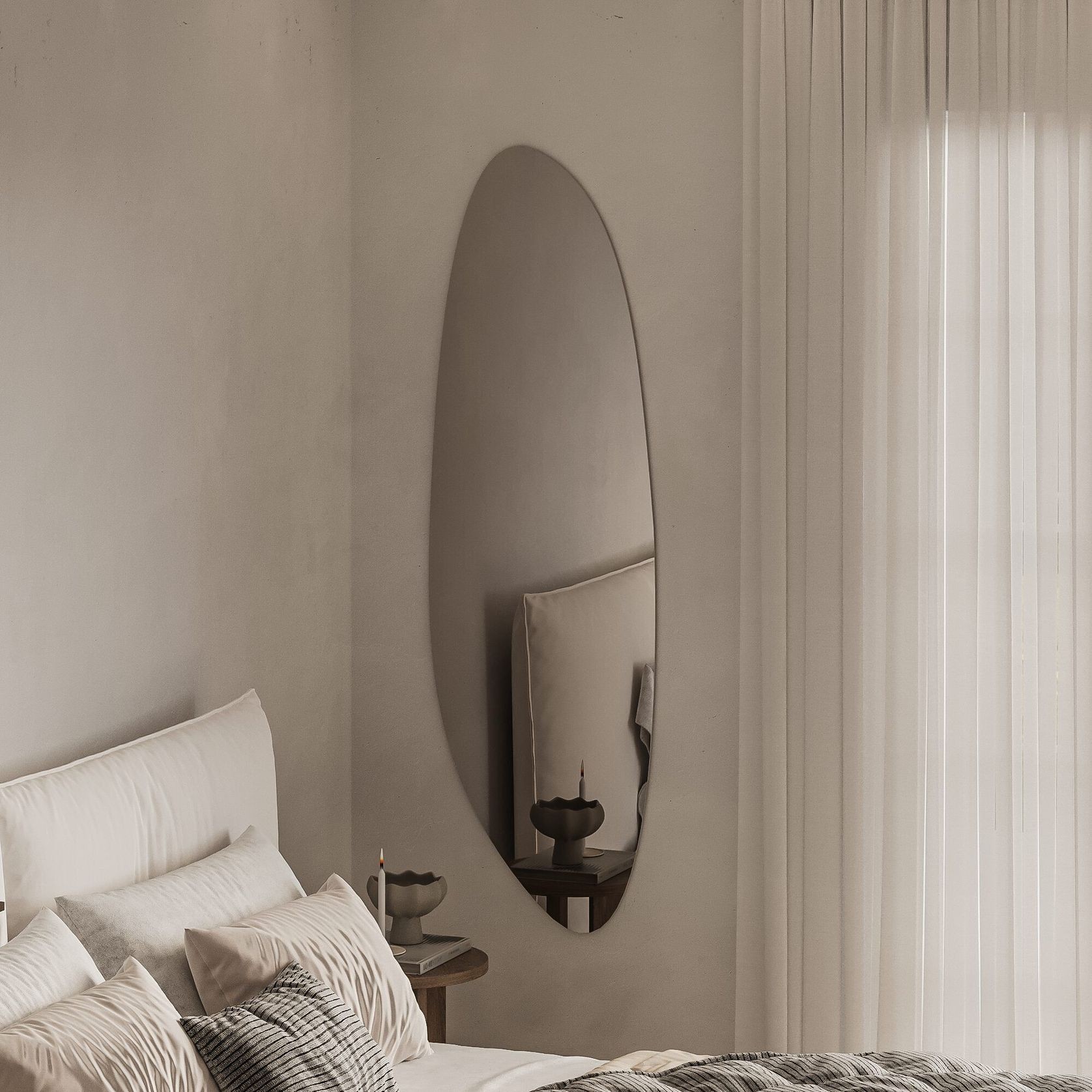 Lyra Irregular Mirror | 1600 x 500 gallery detail image