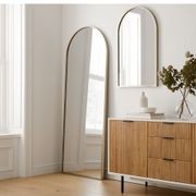 Metal Framed Arched Mirrors - Nickel gallery detail image