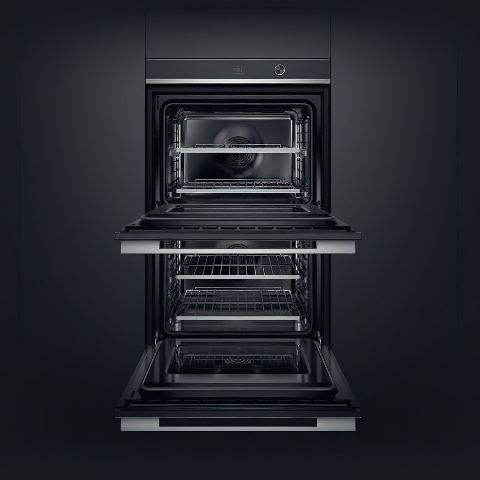 F&P Double Oven, 76cm, 17 Function, Self-cleaning gallery detail image