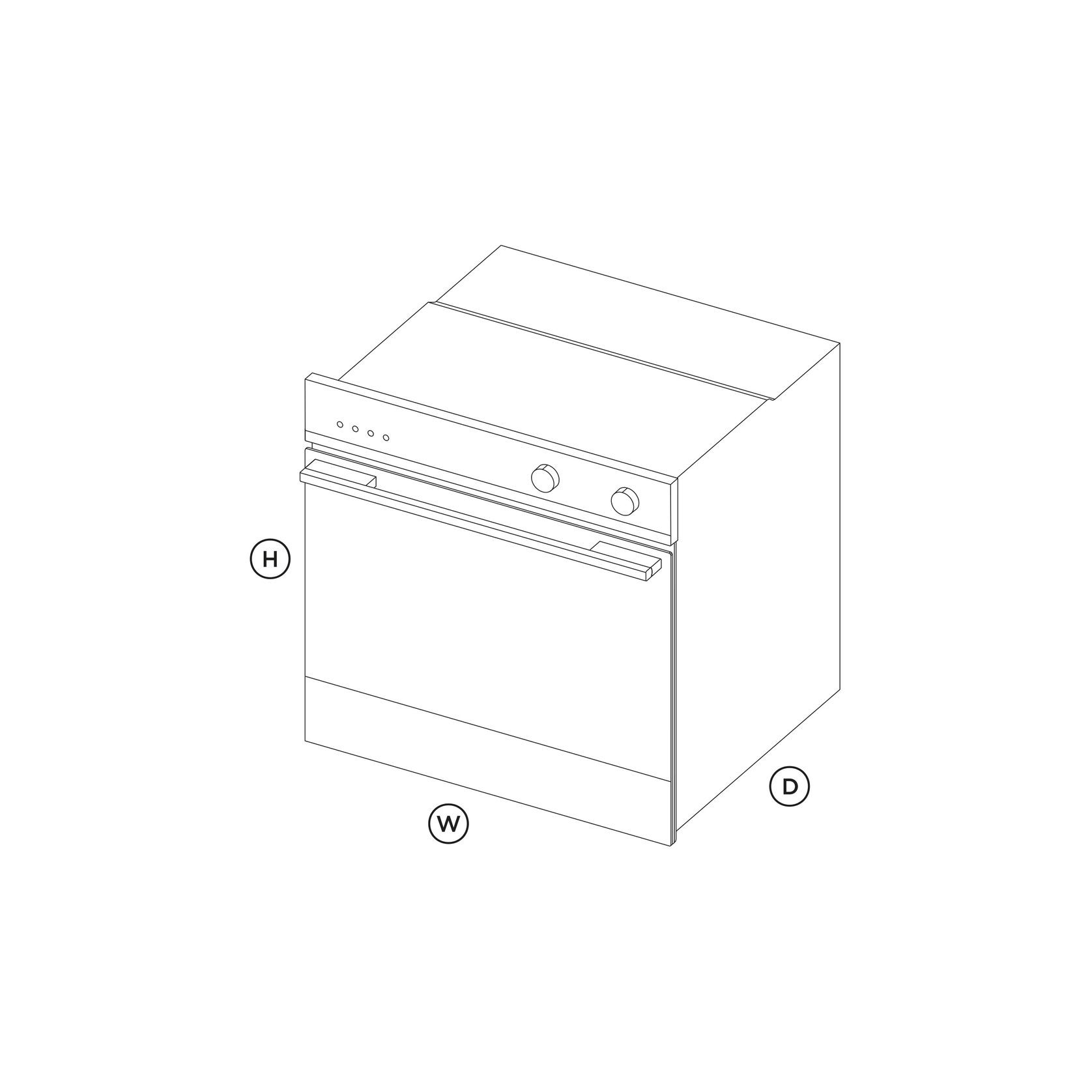 Oven, 60cm, 8 Function, Self-cleaning gallery detail image