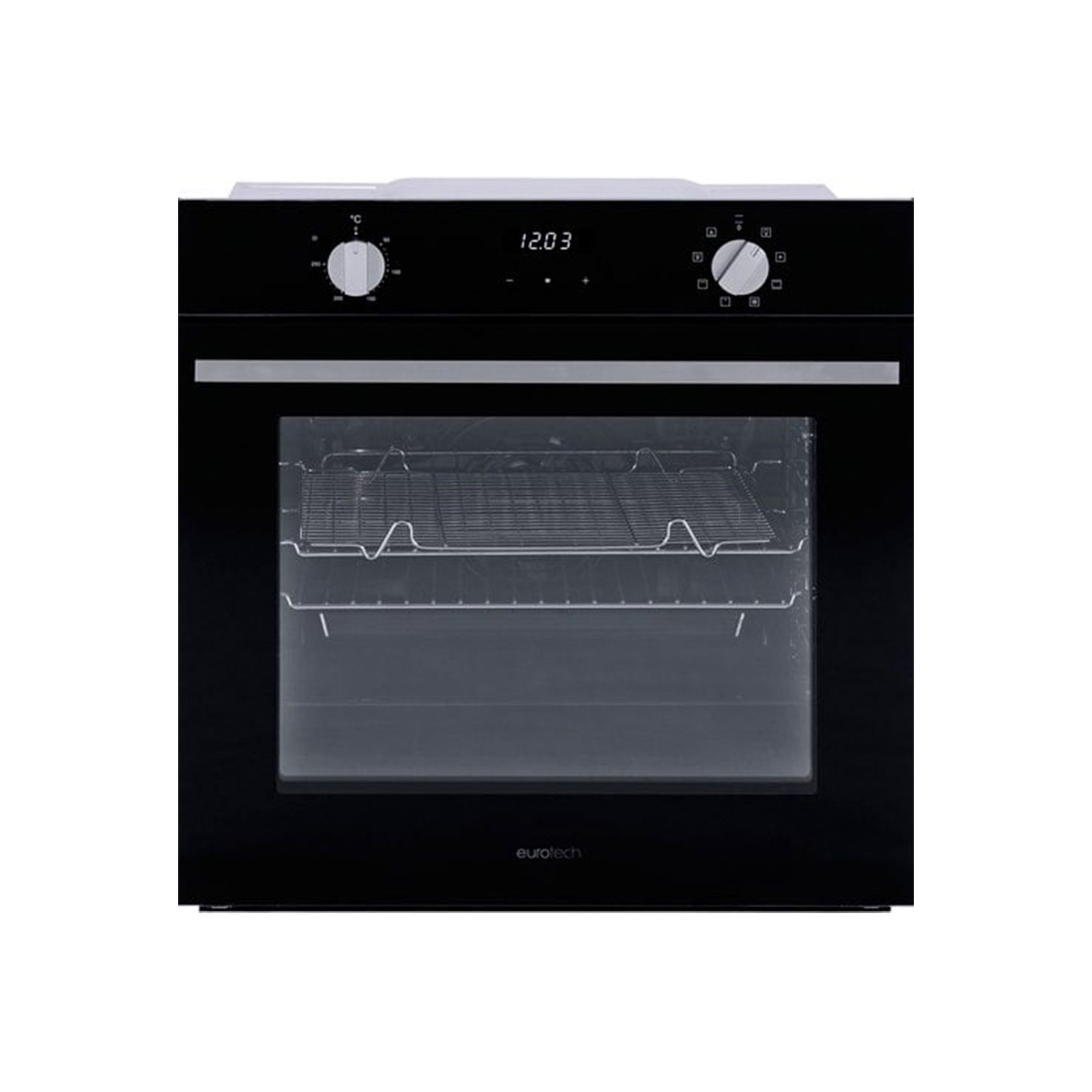 Eurotech 60cm Built-In Multifunction Oven - Black gallery detail image