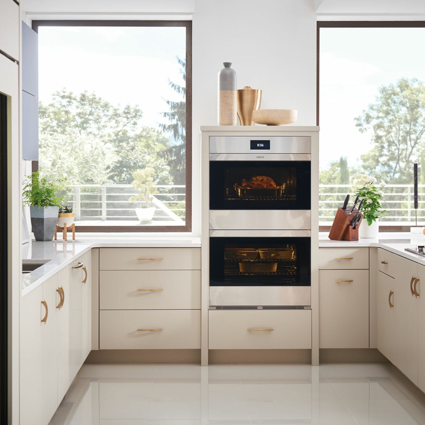 76cm M Series Contemporary Built-In Double Oven gallery detail image