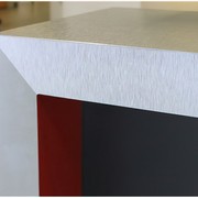 Series 900 927 Light Stainless Steel Aluminium | Real Metal Laminates gallery detail image