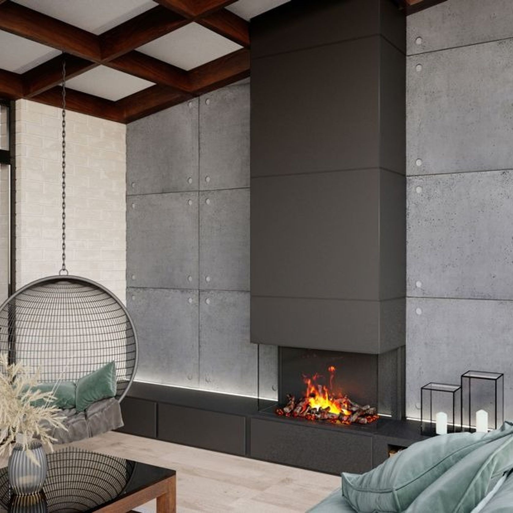 Roctex Beton Tile - Concrete Texture Wall Panel gallery detail image
