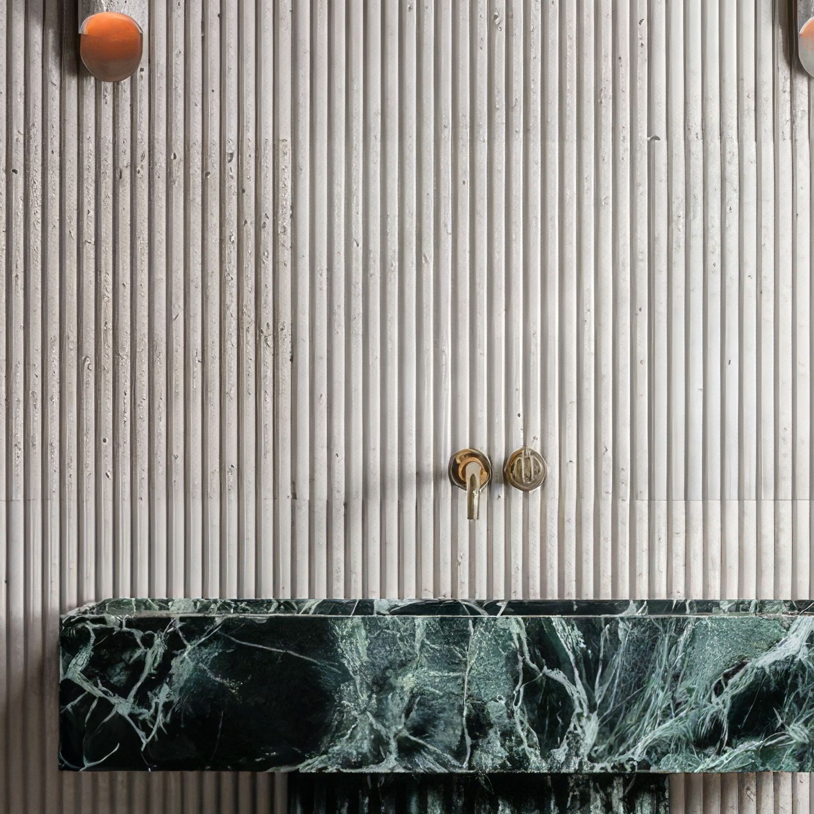 Fluted Travertine Cladding gallery detail image