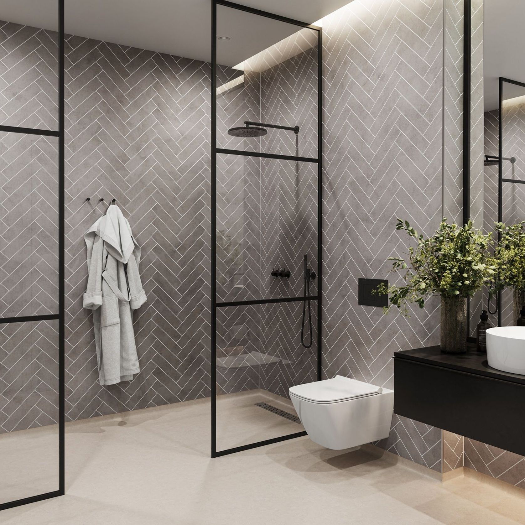 Altro Tegulis™ Tile-Effect Wall Panels gallery detail image