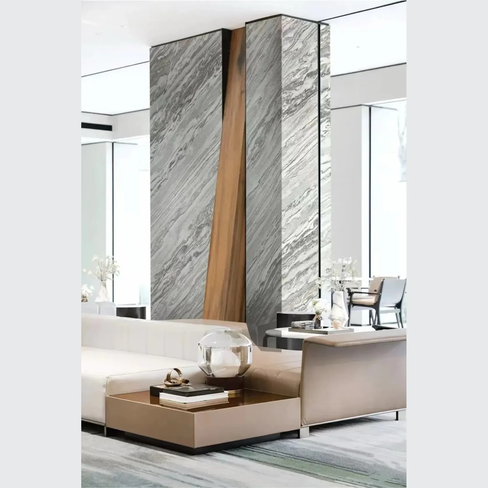 Veinrock White Natural Thin Stone Veneers gallery detail image