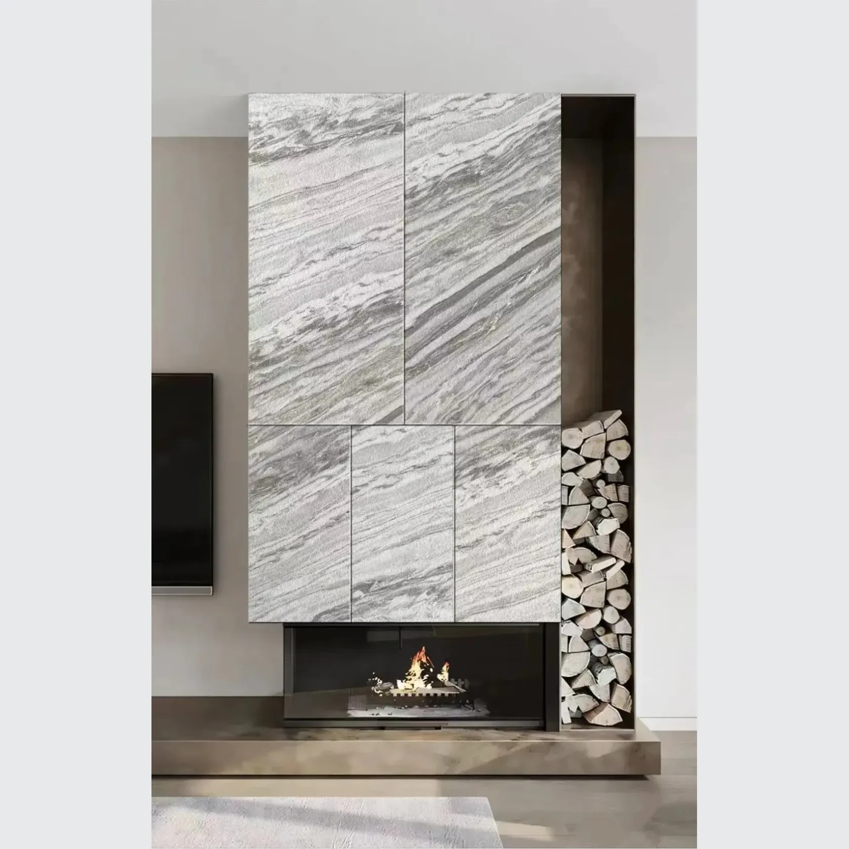 Veinrock White Natural Thin Stone Veneers gallery detail image
